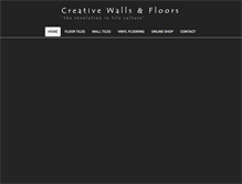 Tablet Screenshot of creativewallsandfloors.com